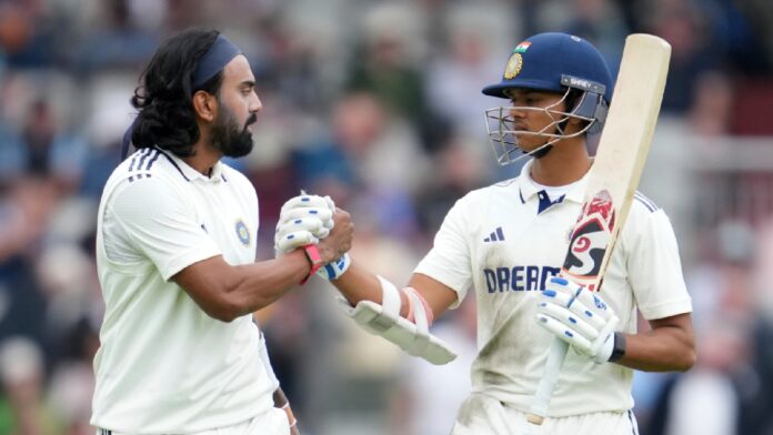 KL Rahul and Yashasvi Jaiswal failed to cash in on good starts in Manchester on Wednesday. (AP)