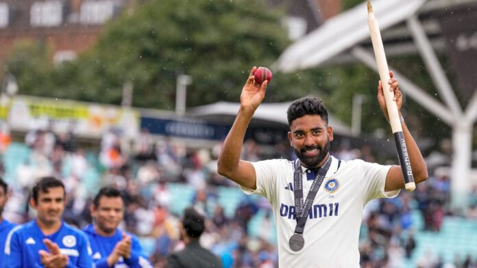 It was fitting then that Siraj was at the heart of India's stirring fightback late on Day 4 and for one mesmerising hour on Day 5. (PTI Photo)