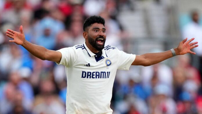 Mohammed Siraj India vs england